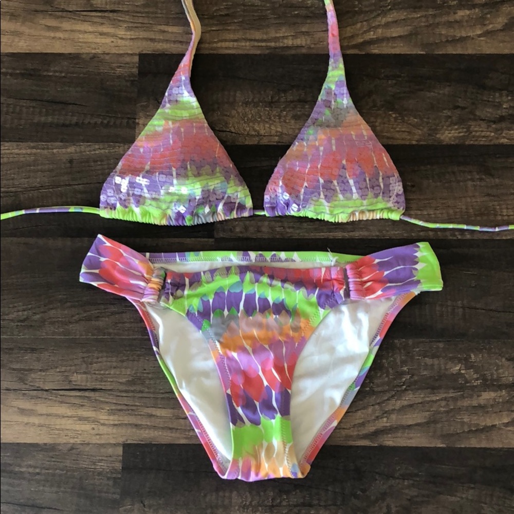 VS Sequined Top Swim Suit